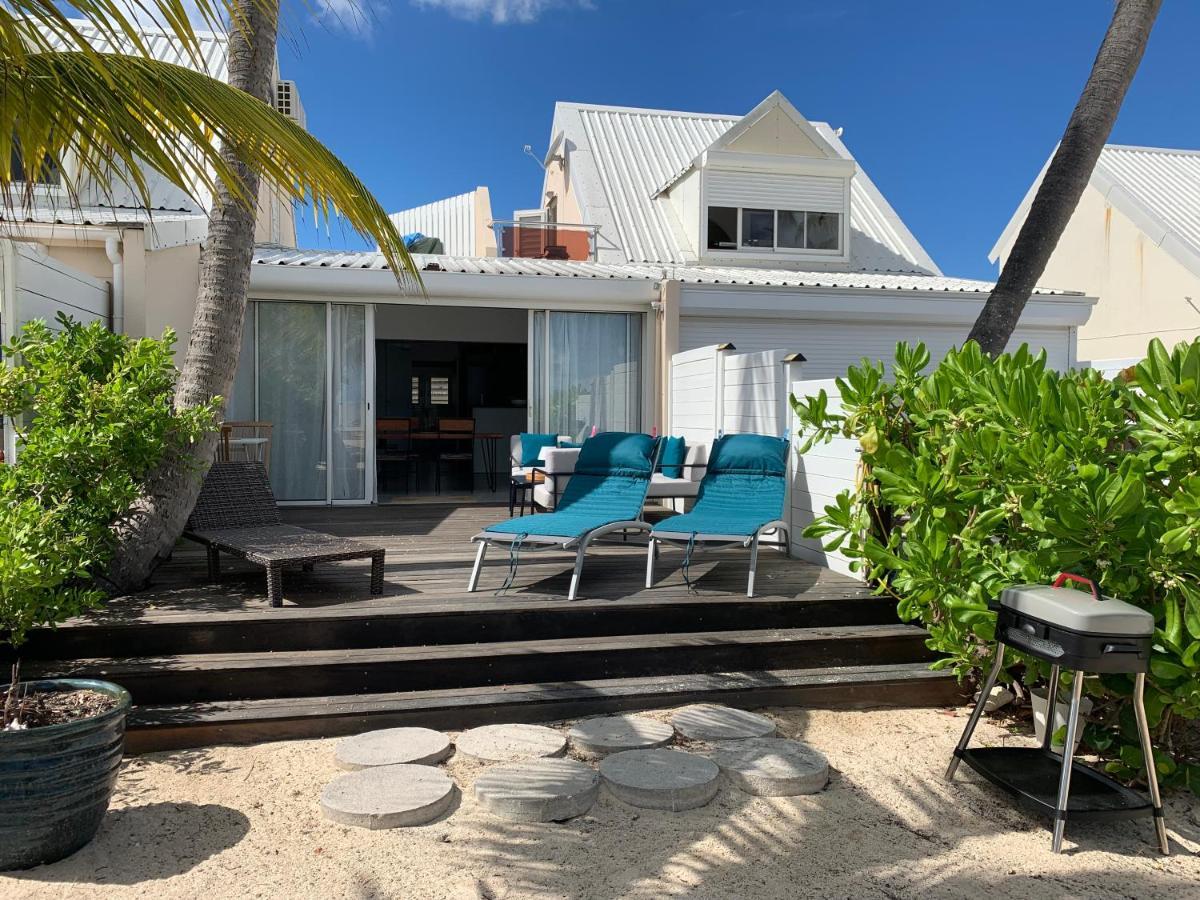 Superbe T2 Sole e Mare NBBC sur la plage de Baie Nettlé Sandy Ground Exterior foto