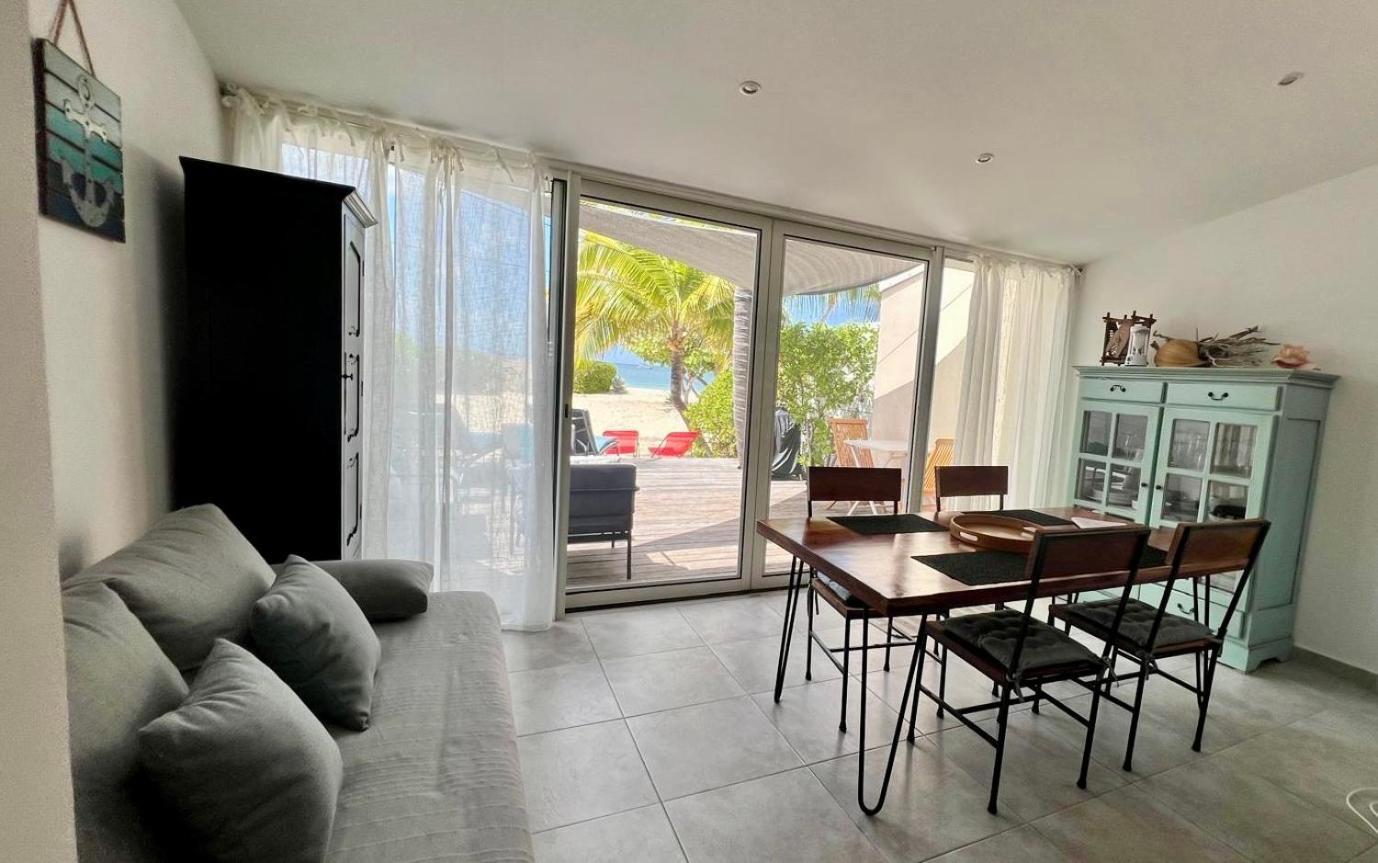 Superbe T2 Sole e Mare NBBC sur la plage de Baie Nettlé Sandy Ground Exterior foto